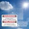 Signmission Look Out For Forklifts Bilingual, 5 in W x Rectangle, Vinyl Decal OS-2PACK-DS-D-35-L-19425 - alternate 4
